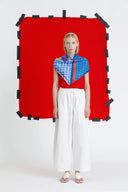 Moonlight Jade silk scarf L