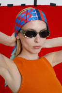 Moonlight Jade silk scarf L