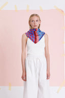 Poppy Red silk scarf M