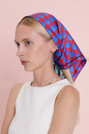 Poppy Red silk scarf M