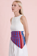 Poppy Red silk scarf M