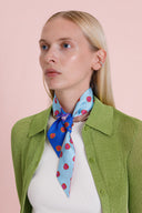 Krawacik jedwabny Peony Pink