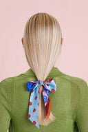 Krawacik jedwabny Peony Pink