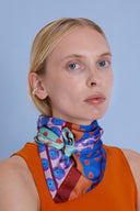 Moonlight Jade silk scarf M