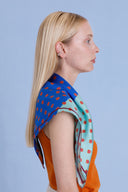 Moonlight Jade silk scarf M