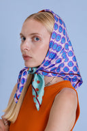 Moonlight Jade silk scarf M