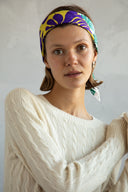 Viridian Green silk scarf M