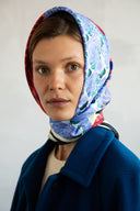 Blue Bell silk scarf L