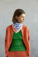 Lavender silk scarf M