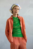 Lavender silk scarf M