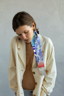 Lavender silk twilly