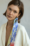 Lavender silk twilly