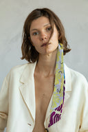 Lavender silk twilly