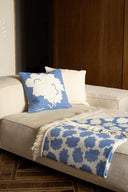 Sonia Blue Blanket/Bed Throw