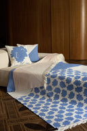 Sonia Blue Blanket/Bed Throw