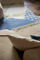 Sonia Blue Blanket/Bed Throw