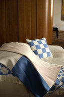 Sonia Blue Blanket/Bed Throw