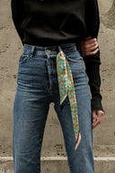 Sea Green silk twilly