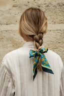 Energizing Yellow silk twilly