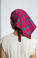 Bossy Pink silk scarf M