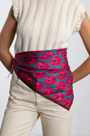 Bossy Pink silk scarf M