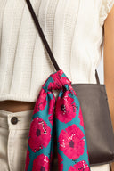 Bossy Pink silk scarf M