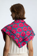 Bossy Pink silk scarf L