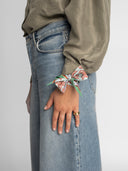 Misty Blue silk twilly