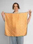 Ginger Orange silk scarf M